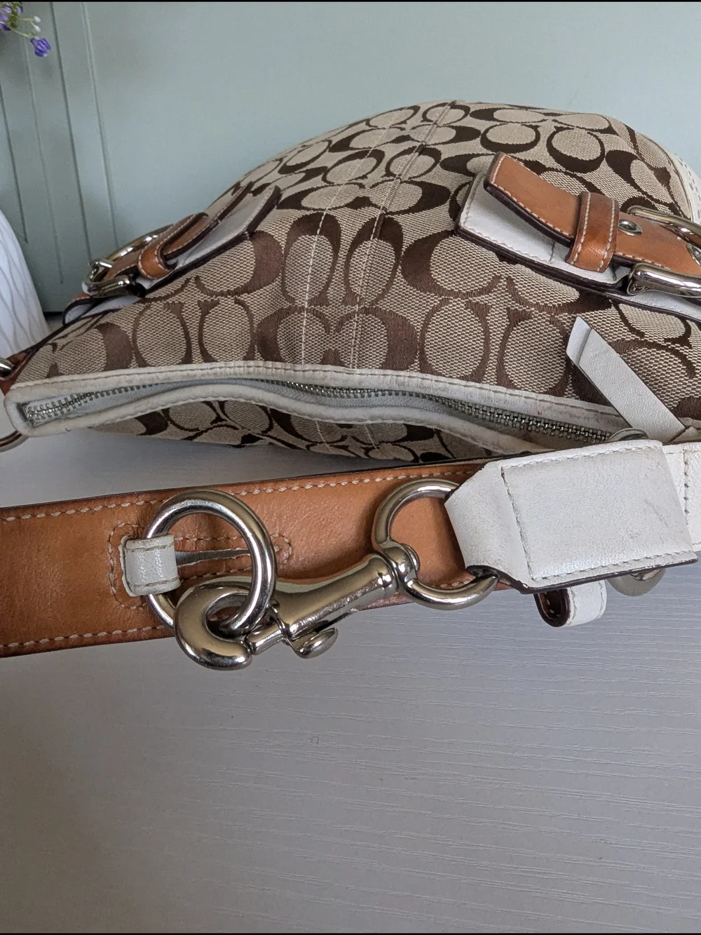 Y2K Coach Signature Soho Buckle Duffle (Style No. 1487/3577).